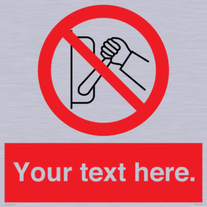 Custom Do Not Operate Sign